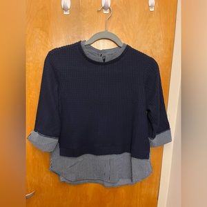 Monteau Business Professional One-Piece Sweater Blouse